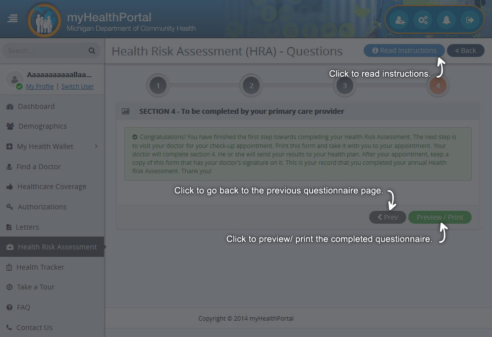 Help - HRA Questions (Section 4)